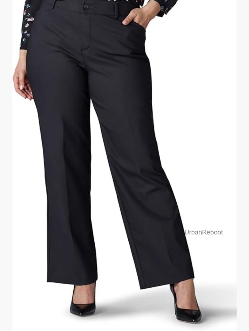 Plus Size Ultra Lux Comfort Flex Motion Trouser Pants